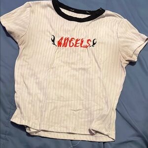 White and Black 'Angels' T-shirt